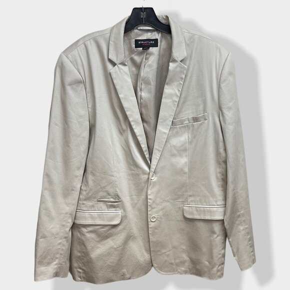 Structure Other - STRUCTURE Slim Fit Men's Beige Suit Jacket‎ XL